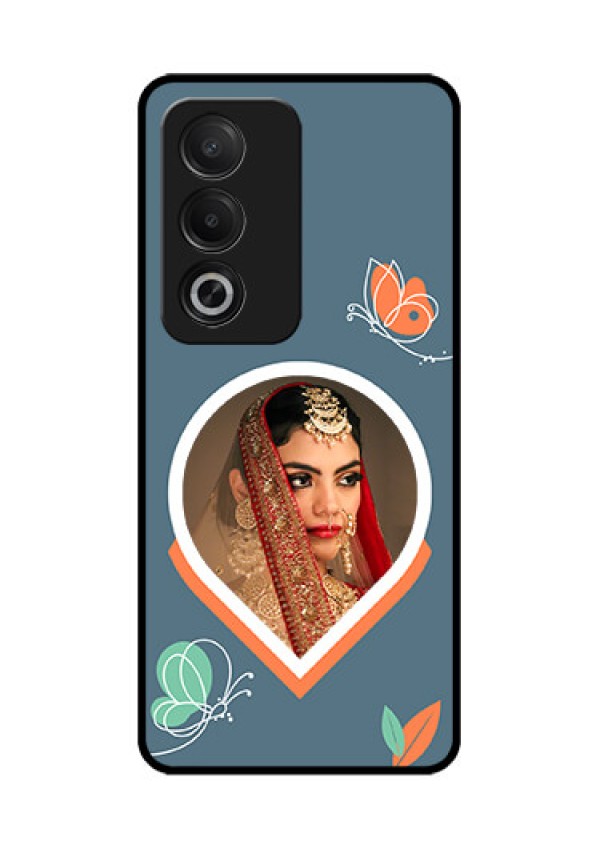 Oppo A3 Pro 5G Custom Glass Phone CaseDroplet Butterflies Design