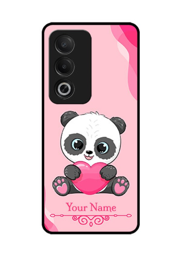 Oppo A3 Pro 5G Custom Glass Phone CaseCute Panda Design