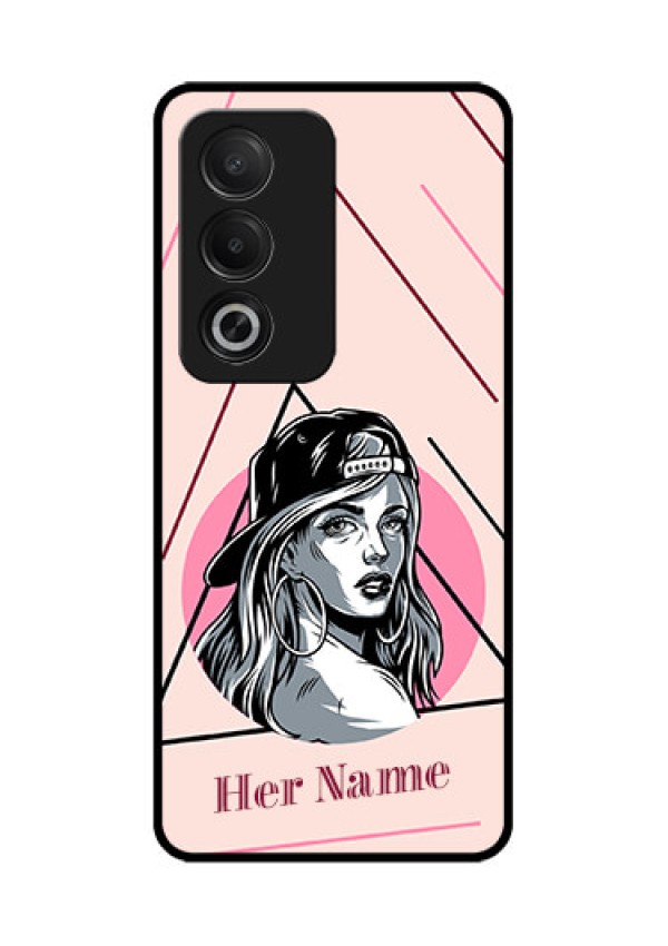 Oppo A3 Pro 5G Custom Glass Phone CaseRockstar Girl Design
