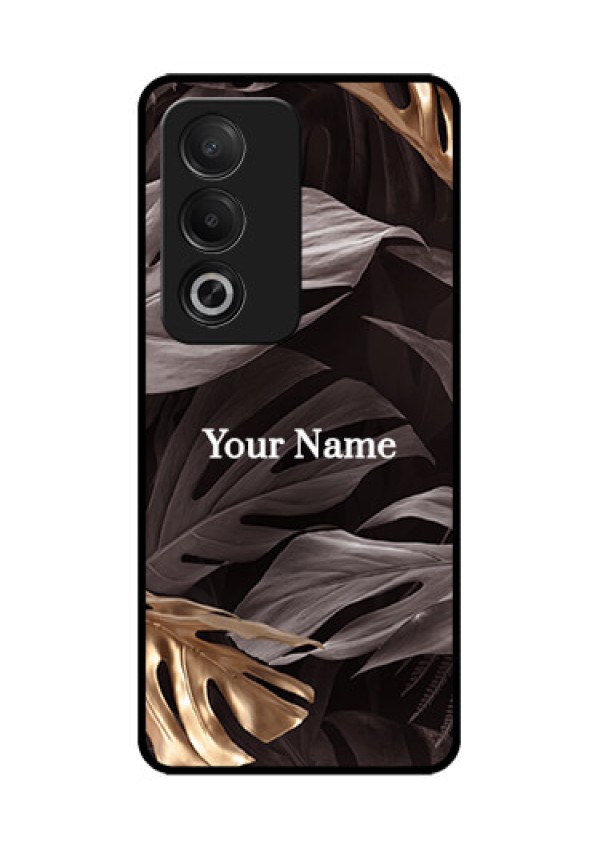 Oppo A3 Pro 5G Custom Glass Phone CaseWild Leaves Digital Paint Design
