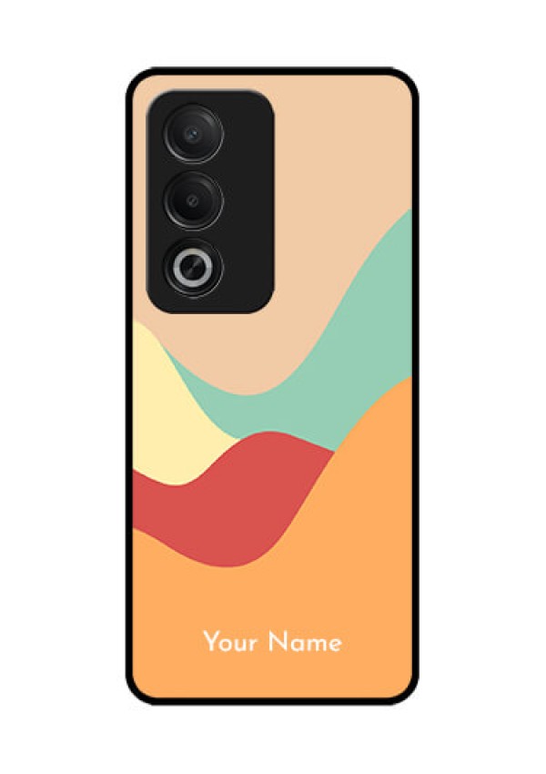 Oppo A3 Pro 5G Custom Glass Phone CaseOcean Waves Multi - Colour Design