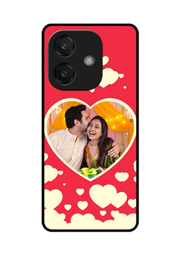 Oppo A3X 5G Custom Glass Phone CaseLove Symbols Phone Cover Design