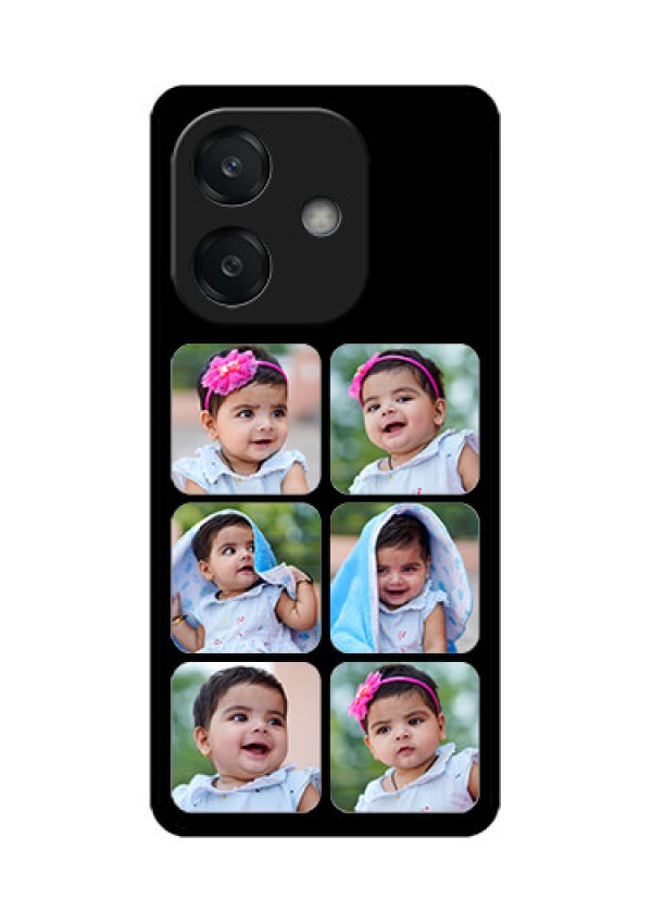 Oppo A3X 5G Custom Glass Phone CaseMultiple Pictures Design