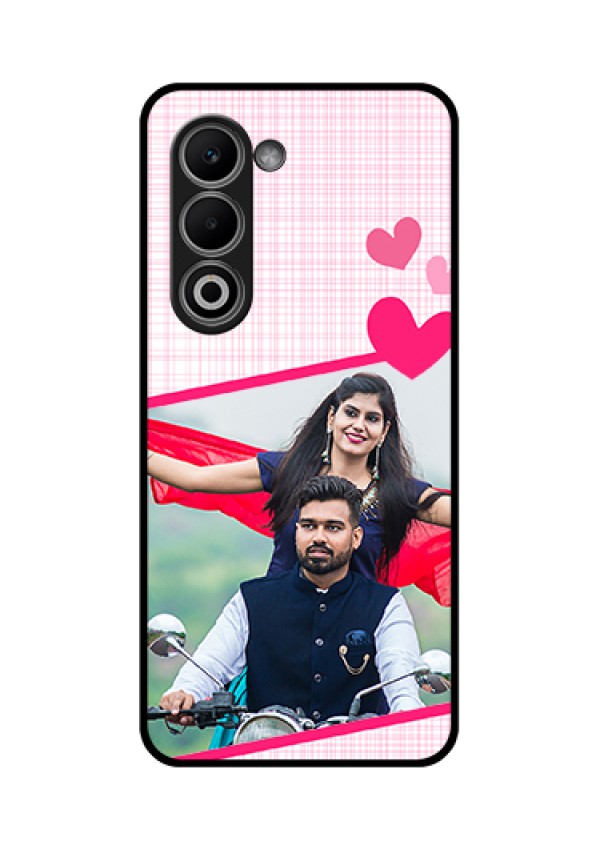 Oppo A5 5G Custom Glass Phone Case - Love Shape Heart Design