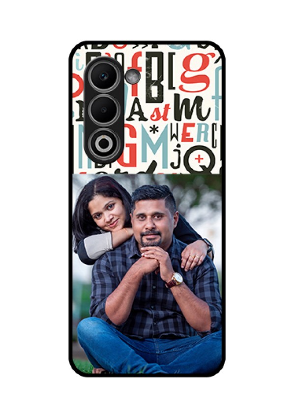 Oppo A5 5G Custom Glass Phone Case - Alphabet Design