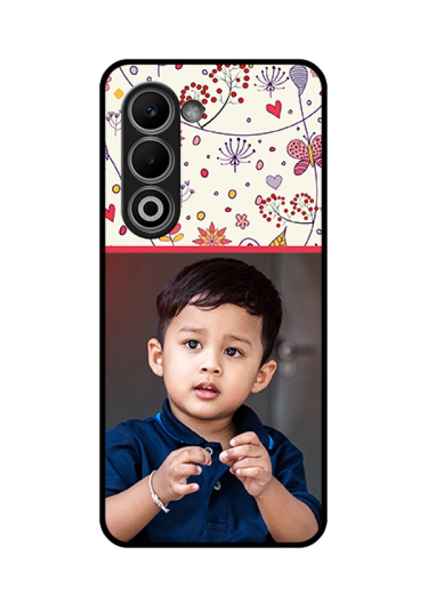 Oppo A5 5G Custom Glass Phone Case - Premium Floral Design