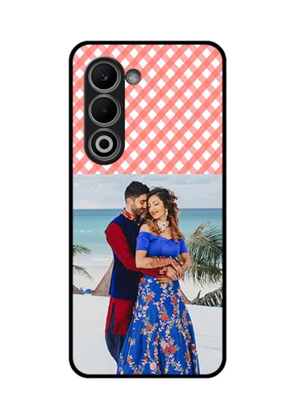 Oppo A5 5G Custom Glass Phone Case - Pink Pattern Design