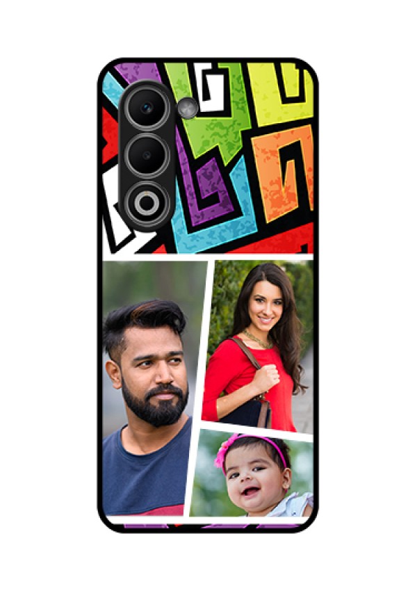 Oppo A5 5G Custom Glass Phone Case - Graffiti Pattern Design