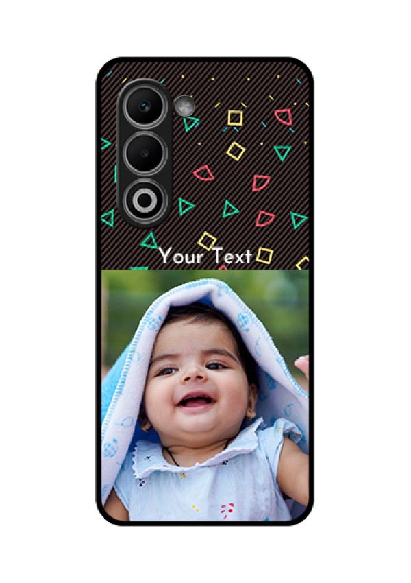 Oppo A5 5G Custom Glass Phone Case - With Confetti Birthday Design