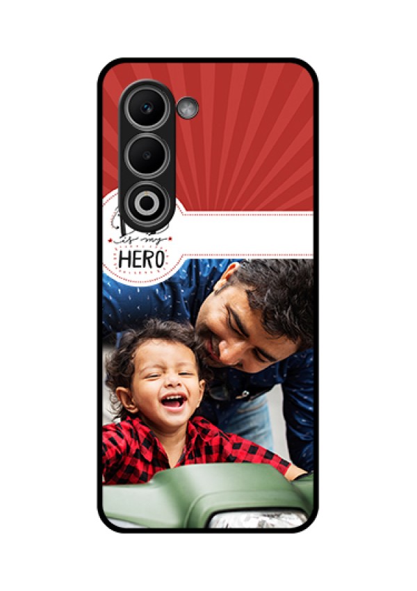 Oppo A5 5G Custom Glass Phone Case - My Dad Hero Design