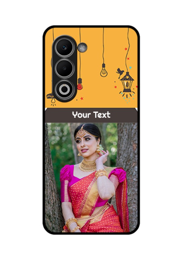 Oppo A5 5G Custom Glass Phone Case - With Family Picture And Icons