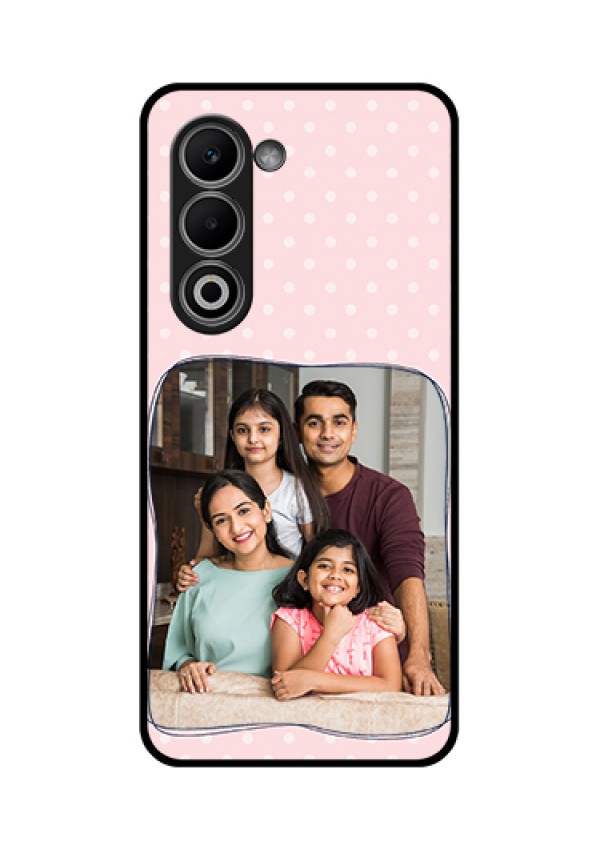 Oppo A5 5G Custom Glass Phone Case - Family With Dots Design
