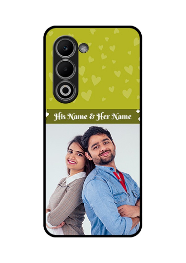 Oppo A5 5G Custom Glass Phone Case - You & Me Heart Design