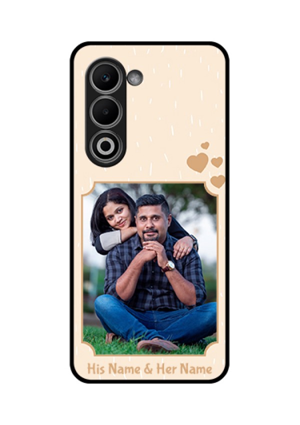 Oppo A5 5G Custom Glass Phone Case - With Confetti Love Design