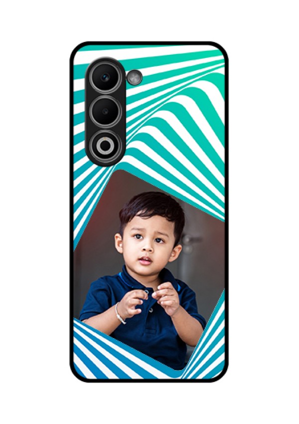 Oppo A5 5G Custom Glass Phone Case - Abstract Spiral Design