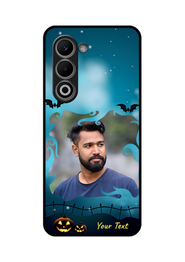 Oppo A5 5G Custom Glass Phone Case - Halloween Frame Design