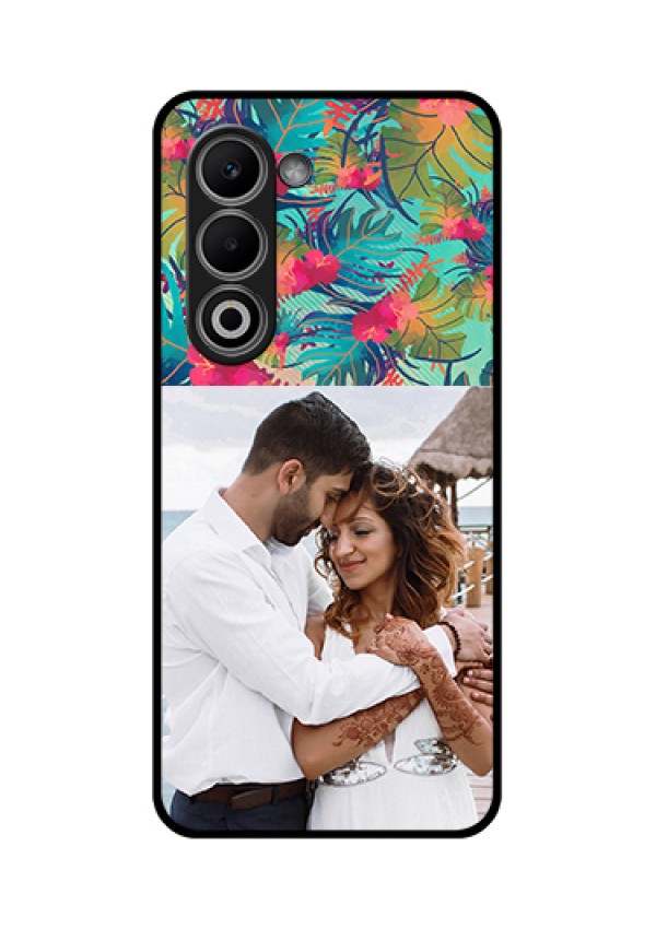 Oppo A5 5G Custom Glass Phone Case - Watercolor Floral Design