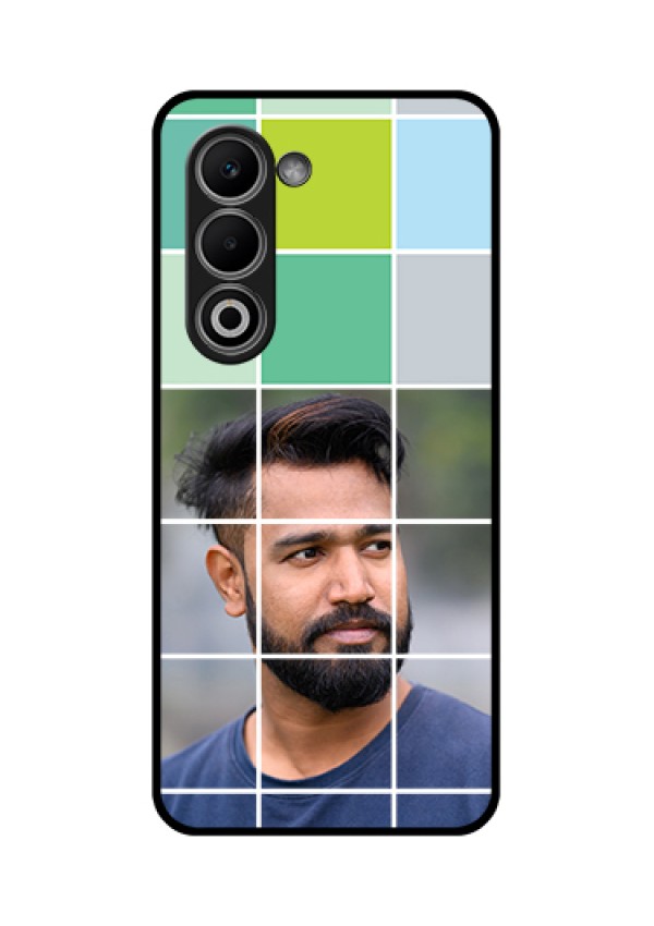 Oppo A5 5G Custom Glass Phone Case - With White Box Pattern
