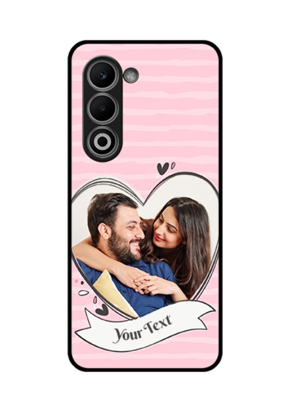 Oppo A5 5G Custom Glass Phone Case - Vintage Heart Design
