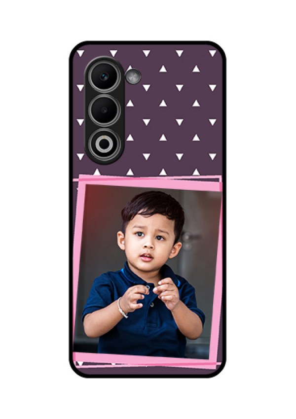 Oppo A5 5G Custom Glass Phone Case - Triangle Pattern Dotted Design