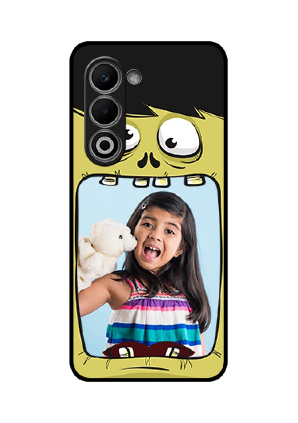Oppo A5 5G Custom Glass Phone Case - Cartoon Monster Back Case Design