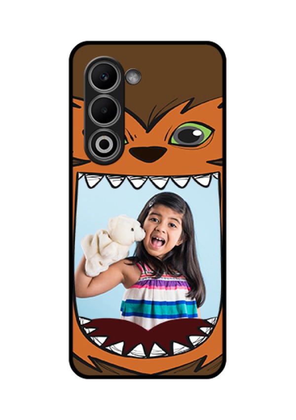 Oppo A5 5G Custom Glass Phone Case - Owl Monster Back Case Design