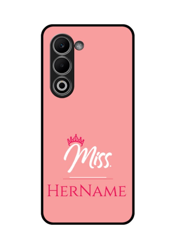 Oppo A5 5G Custom Glass Phone Case - Mrs With Name Design