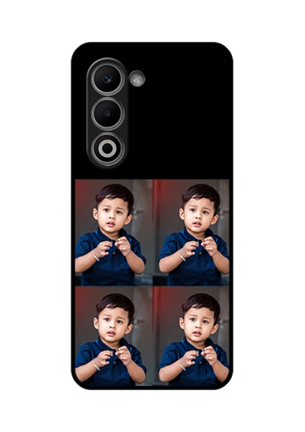 Oppo A5 5G Custom Glass Phone Case - 4 Image Holder Design