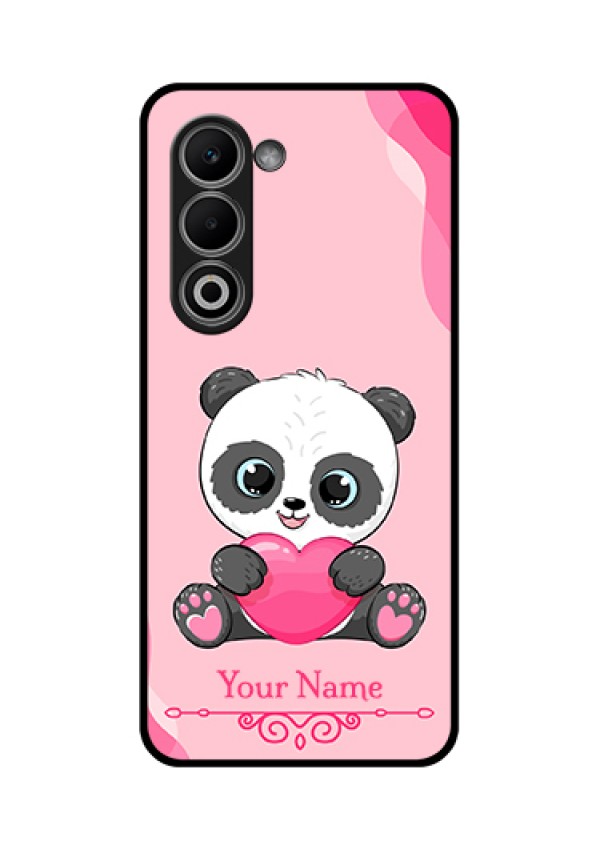 Oppo A5 5G Custom Glass Phone Case - Cute Panda Design