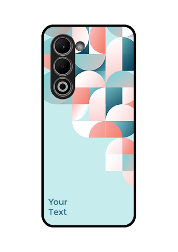 Oppo A5 5G Custom Glass Phone Case - Stylish Semi - Circle Pattern Design