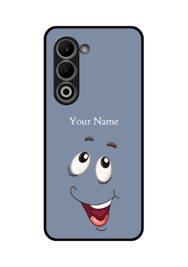 Oppo A5 5G Custom Glass Phone Case - Laughing Cartoon Face Design