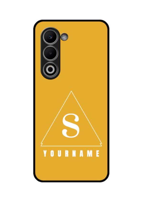 Oppo A5 5G Custom Glass Phone Case - Simple Triangle Design