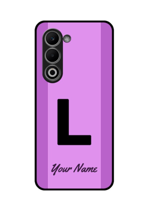 Oppo A5 5G Custom Glass Phone Case - Tricolor Custom Text Design