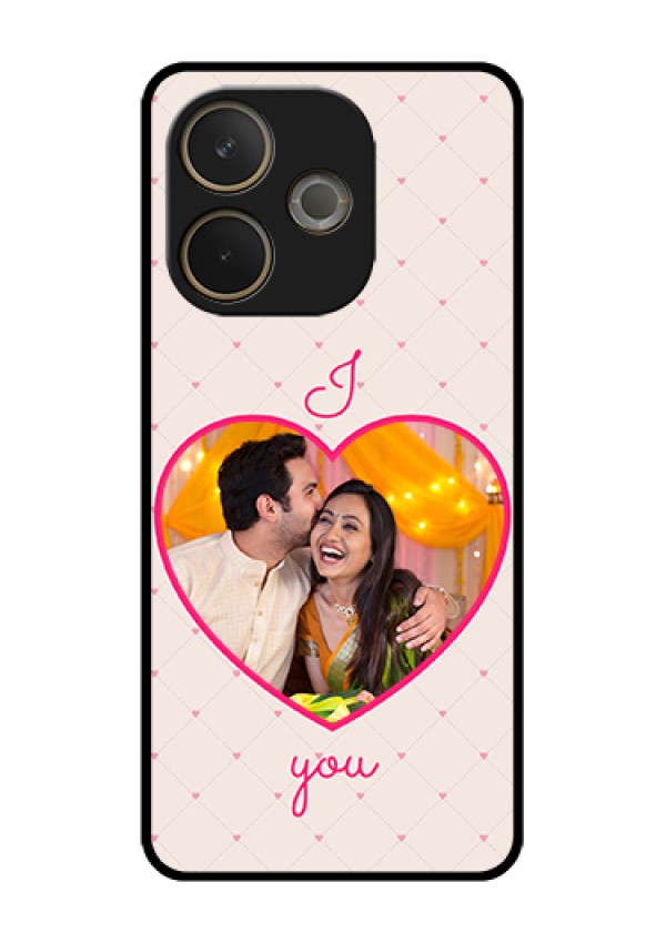 Oppo A5 Pro 5G Custom Glass Phone Case - Heart Shape Design