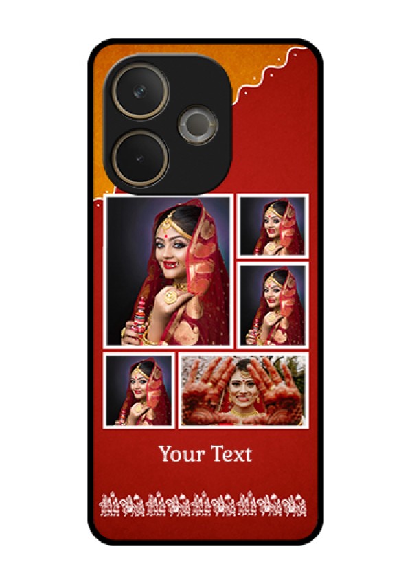 Oppo A5 Pro 5G Custom Glass Phone Case - Wedding Pic Upload Design