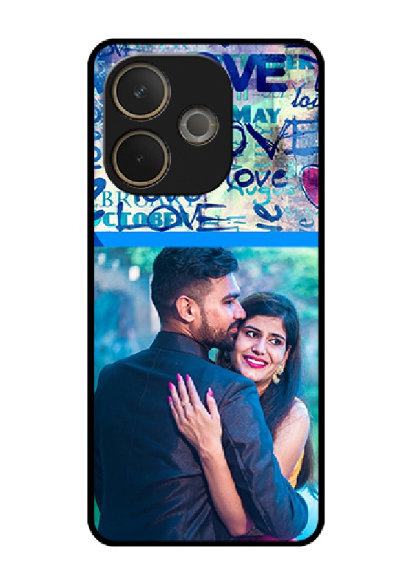 Oppo A5 Pro 5G Custom Glass Phone Case - Colorful Love Design