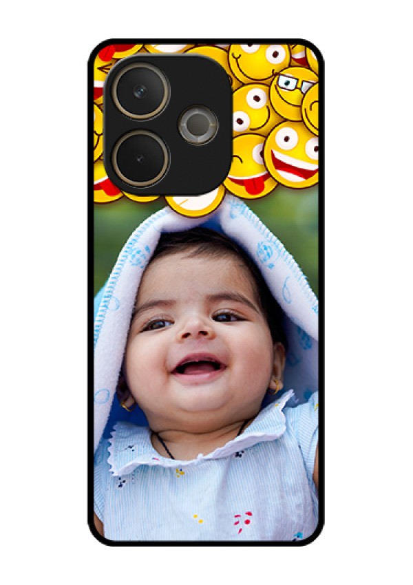 Oppo A5 Pro 5G Custom Glass Phone Case - With Smiley Emoji Design