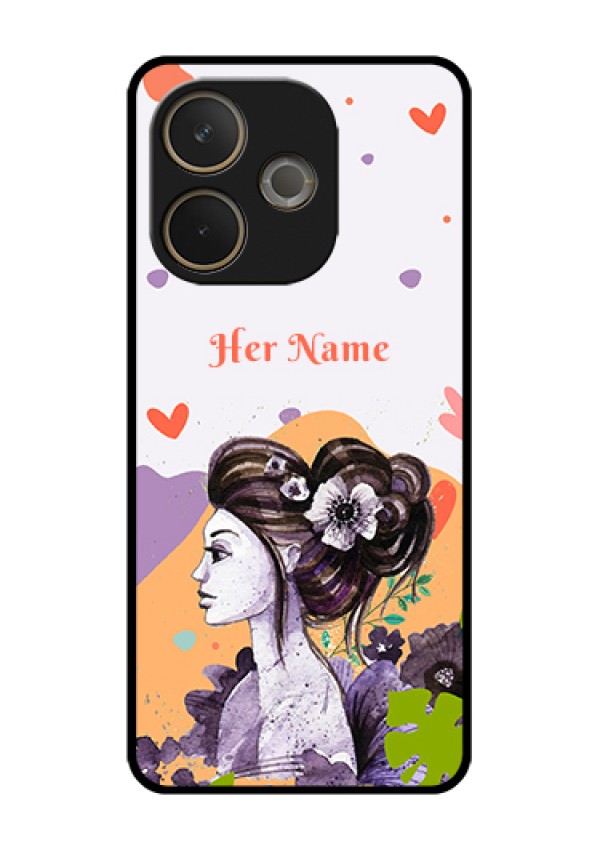 Oppo A5 Pro 5G Custom Glass Phone Case - Woman And Nature Design