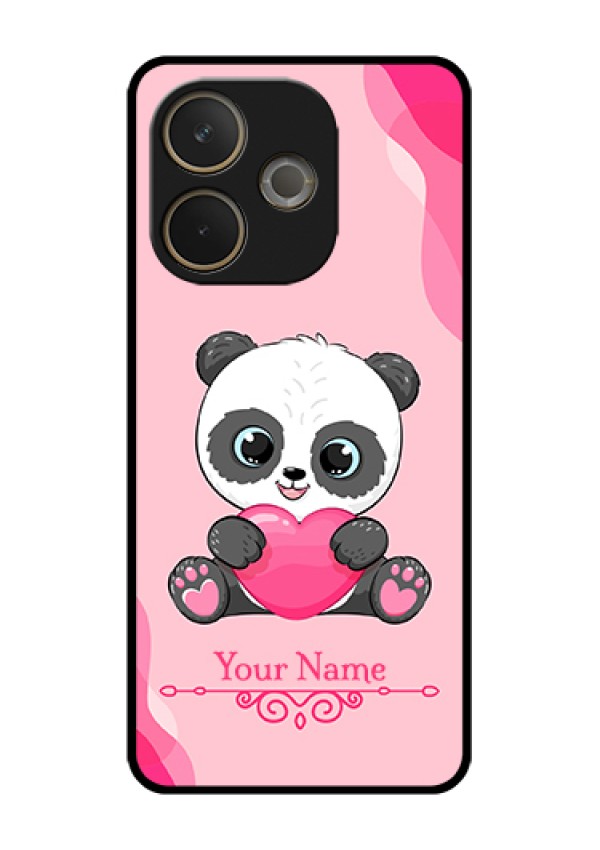 Oppo A5 Pro 5G Custom Glass Phone Case - Cute Panda Design