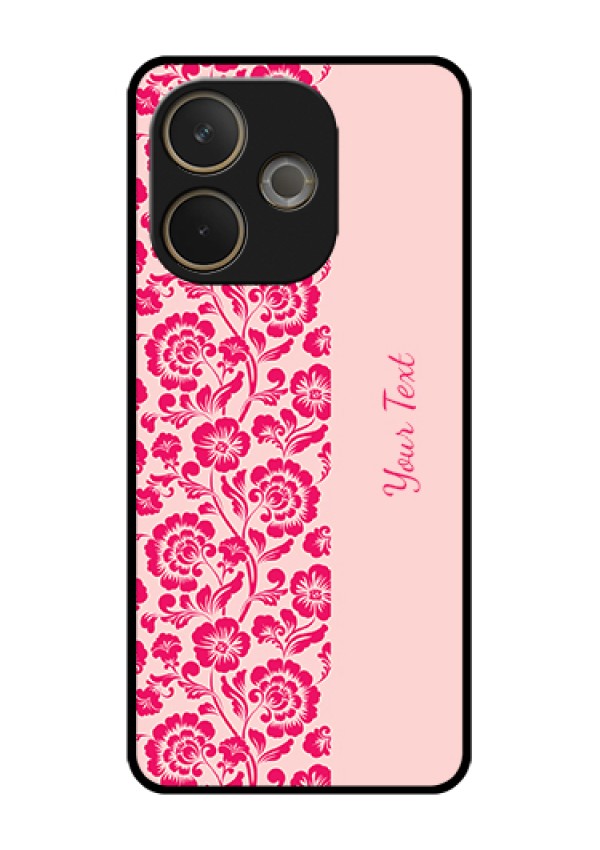 Oppo A5 Pro 5G Custom Glass Phone Case - Attractive Floral Pattern Design