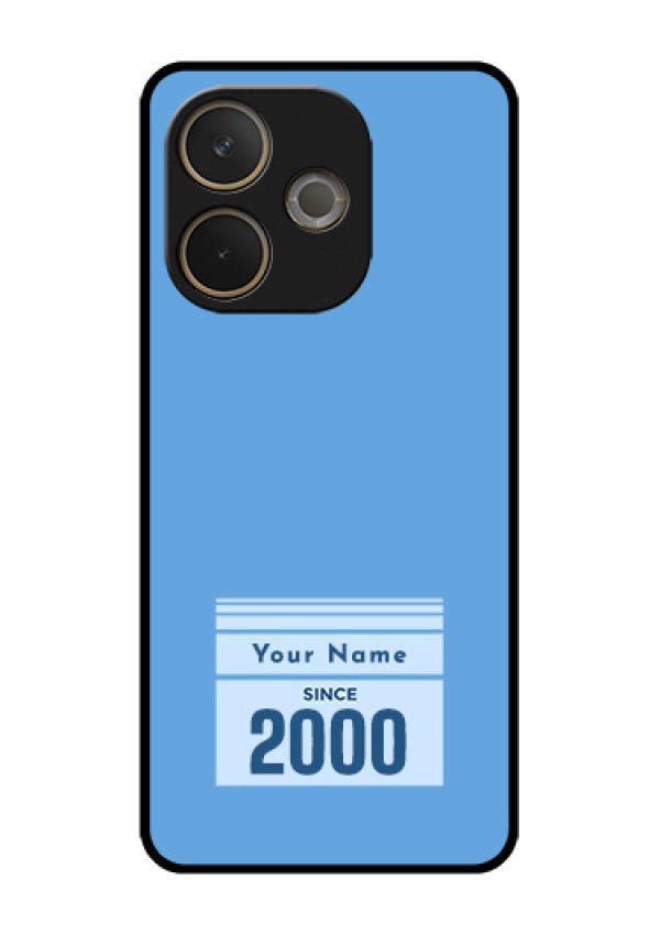 Oppo A5 Pro 5G Custom Glass Phone Case - Custom Year Of Birth Design
