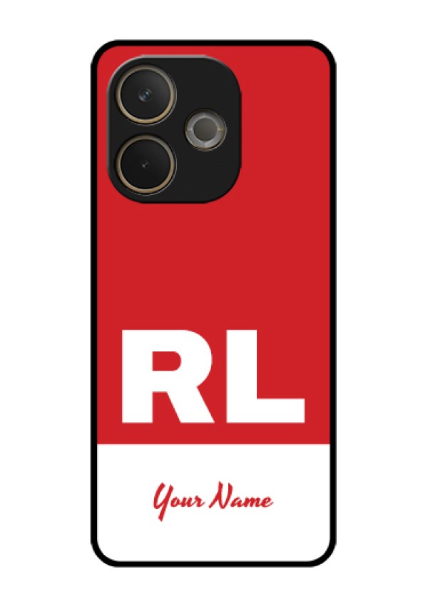 Oppo A5 Pro 5G Custom Glass Phone Case - Dual Tone Custom Text Design