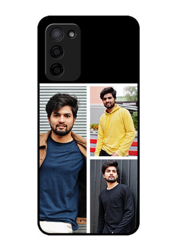 Oppo A53s 5G Photo Printing on Glass Case - Upload Multiple Picture Design