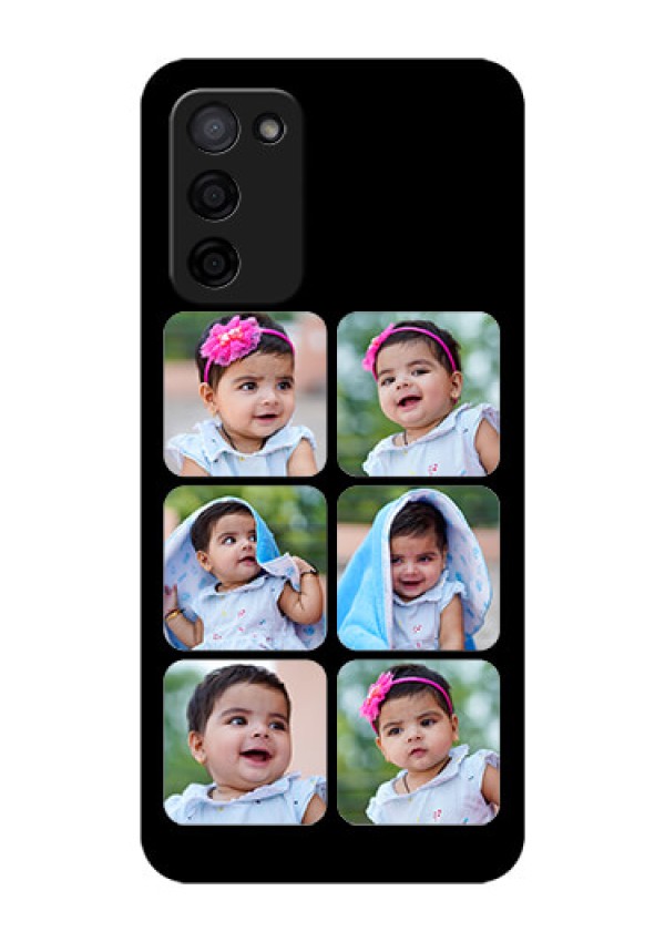 Oppo A53s 5G Photo Printing on Glass Case - Multiple Pictures Design