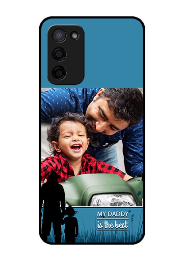 Oppo A53s 5G Custom Glass Mobile Case - Best dad design 