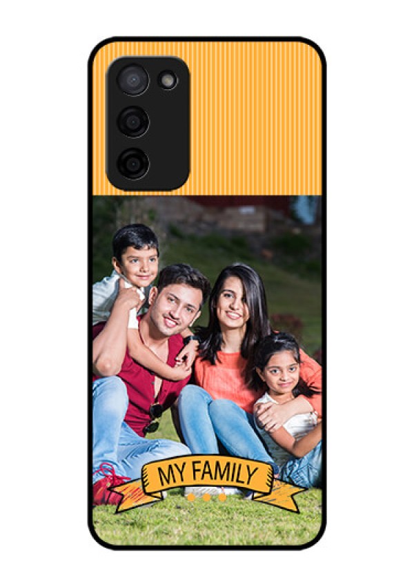 Oppo A53s 5G Custom Glass Phone Case - My Family Design