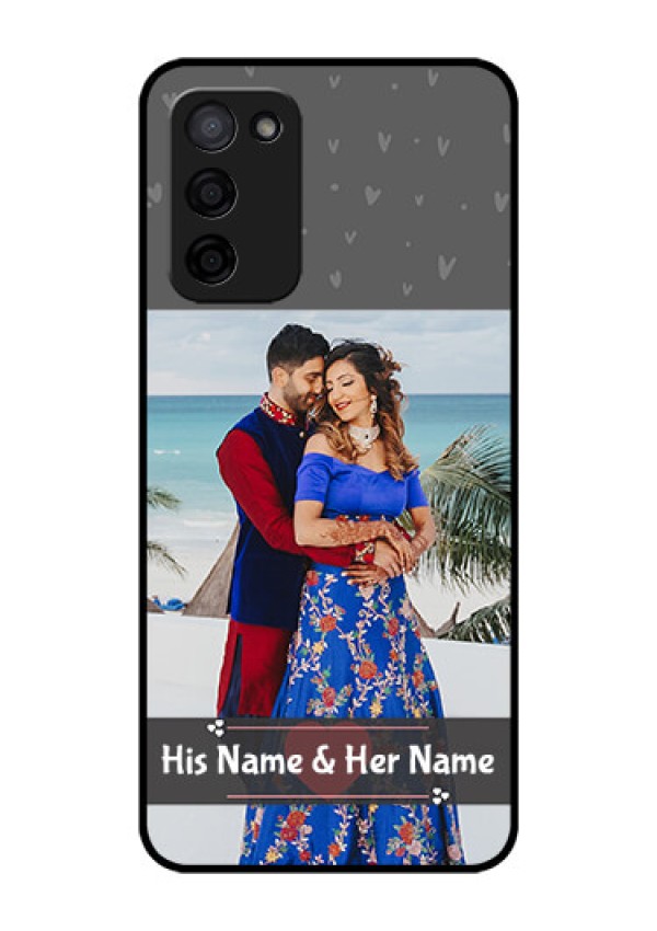 Oppo A53s 5G Custom Glass Mobile Case - Buy Love Design with Photo Online