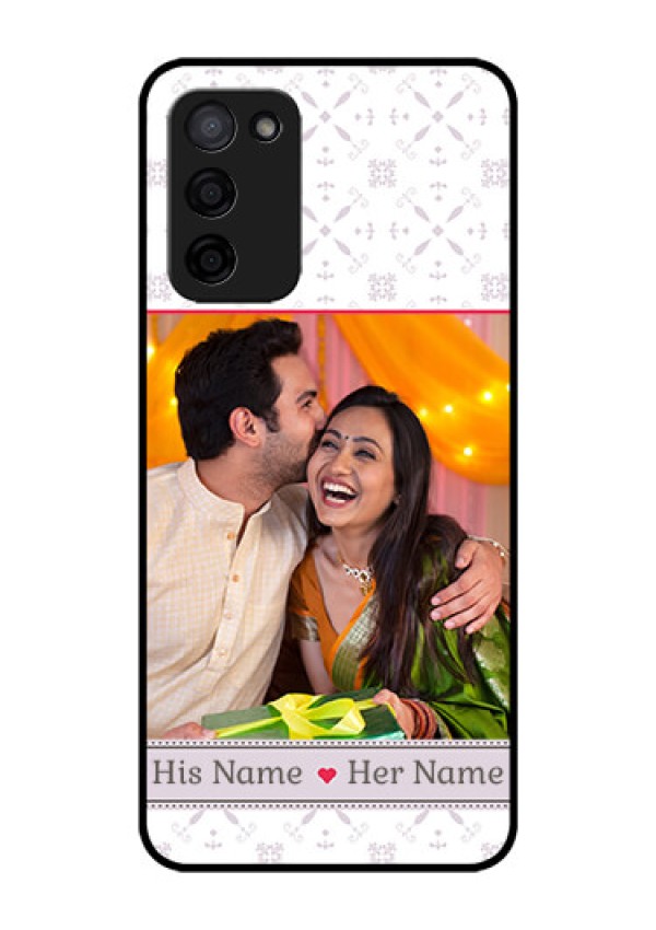 Oppo A53s 5G Custom Glass Mobile Case - with Photo and Ethnic Design