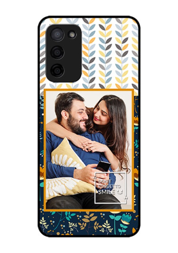 Oppo A53s 5G Custom Glass Mobile Case - Pattern Design