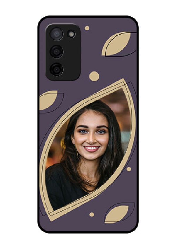 Oppo A53s 5G Custom Glass Mobile Case - Falling Leaf Design
